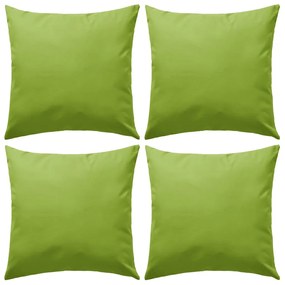 Perne de exterior, 4 buc., verde mar, 45 x 45 cm 4, Verde mar, 45 x 45 cm