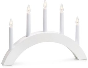 Decorațiune luminoasă albă cu model de Crăciun Atle – Markslöjd