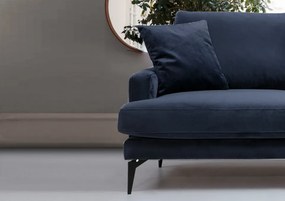 Canapea cu 2 Locuri Papira 2 Seater, Albastru Marin