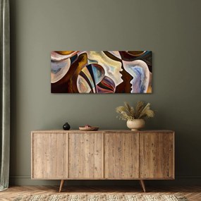 Tablou - Abstractizarea capetelor (120x50 cm)