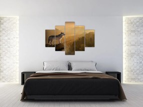 Tablou - Lup pe stăncă (150x105 cm)