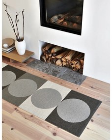 Covor tip traversă pentru interior și exterior gri/crem 70x280 cm Otto Clay – Pappelina