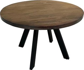 Masa rotunda design industrial vintage Iron Craft 120cm