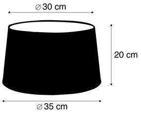 Abajur din in taupe 35/30/18