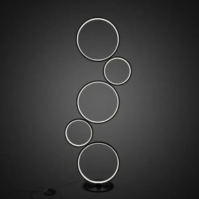 BRILAGI - Lampă LED de podea ECHO LED/36W/230V 4000K 110 cm neagră