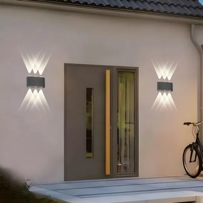 Brilagi - Aplica de perete LED pentru exterior FLAREBOX LED/6W/230V, antracit, IP65