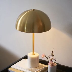 Endon 114210 - Lampă de masă BERTOIA 1xE14/7W/230V alamă