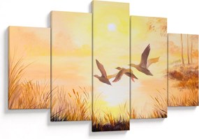 Tablou - Macarale la apus de soare (150x105 cm)