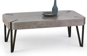 Masuta EMILY GREY, gri/negru, 110x60x42 cm