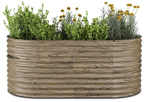 High Grow ghiveci, 1169 L, Ergonomic, Rezistent la intemperii, Bază deschisă
