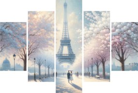 Tablou - Pictură din Paris (150x105 cm)