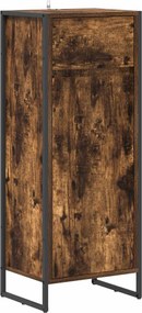 vidaXL Dulap de Baie Stejar fumuriu 40 x 30 x 100 cm Lemn compozit