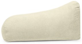 Fotoliu bean bag gri deschis cu tapițerie din țesătură bouclé Snug Long 140 – SLOWDOWN