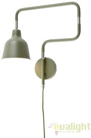 Aplica design modern cu brat articulat London verde LONDON/W/OG