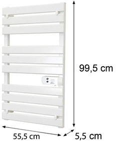 Radiator electric pentru prosoape 500W alb