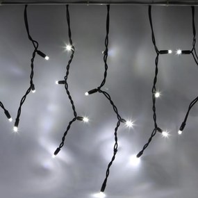 decoLED luminos stalactite, 3x0,9m, alb rece, 174 diode, IP67