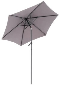 Umbrelă pliabilă cu mâner, 210 cm, antracit