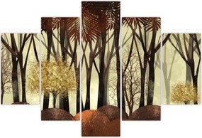 Tablou - Pădure decorativă (150x105 cm)