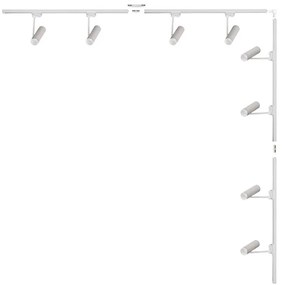 Zuma Line 3587 - Spot pentru șină LISA 8xGU10/35W/230V alb