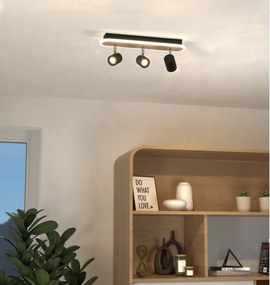 Eglo 901633 - Spot LED RIMBOCCHI, 20W/230V, maro/negru