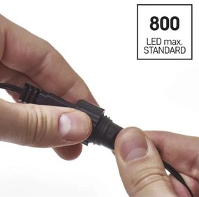 Instalație LED de Crăciun de exterior 100xLED 15m IP44 alb rece