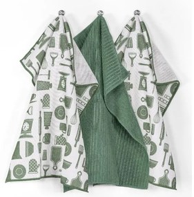 Prosoape de bucătărie 3 buc. din microfibră 48x40 cm Essential - Tiseco Home Studio