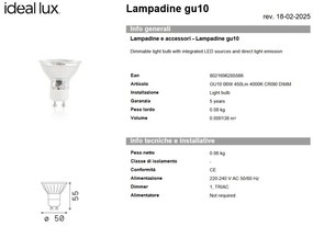 Bec LED dimabil, Gu10 06W 450lm 4000K cri90 dimm