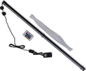 vidaXL Lampă cu LED pentru acvariu cu bule RGB 94 cm