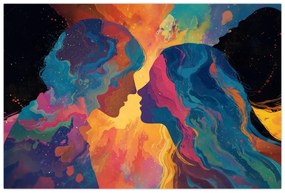 Tablou - Dragoste cosmică (90x60 cm)