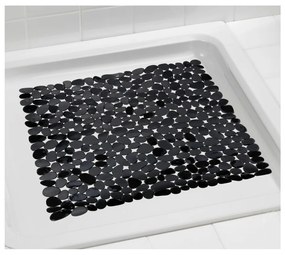 Covor baie anti-alunecare Wenko Paradise, 54 x 54 cm, negru