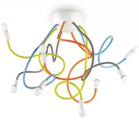 Plafoniera multicolora Multiflex Ideal-Lux PL8 -159010
