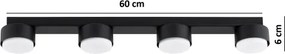 Brilagi - Spot LED MONO 4xGX53/12W/230V, negru