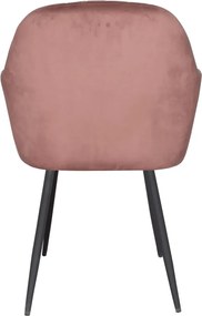 Fotoliu de design, catifea Velvet roz maroniu, ZIRKON