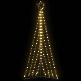 vidaXL Pom de Crăciun LED 339 LED-uri Alb Cald 187 cm
