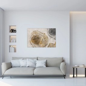 Tablou - Abstract triburi (90x60 cm)