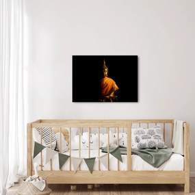 Tablou - Statuia lui Buddha de aur (70x50 cm)
