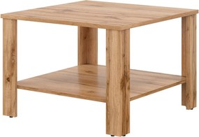 Masuta cafea ODETTE, stejar, PAL, 68x68x48 cm