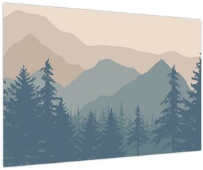 Tablou - Munții Turcoaz N⁰2 (90x60 cm)