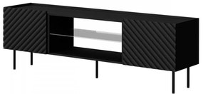 Dulap TV Grotzi 180 2D EF (Negru) . 1106224