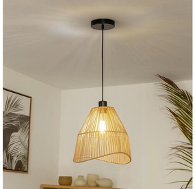 Brilagi - Lustră LED suspendată pe cablu CERIA BOHO, 1xE27/40W/230V, Ø 30 cm, maro