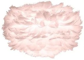 Abajur modern cu pene de gasca EOS mini roz, 35cm 2298 VTC