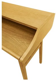 Birou de tip secretaire cu aspect de lemn de stejar 44x115 cm Carteret – Woodman