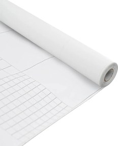 vidaXL Folii fereastra, mată, alb, PVC