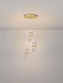 Lustra LED suspendata design decorativ LUCIEN 2700K