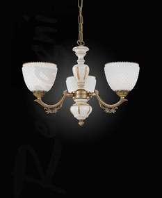 Candelabru din alama cu 3 brate design italian 8656