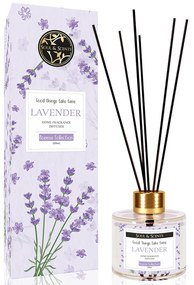 Odorizant camera cu betisoare LAVENDER, SS India, 120 ml