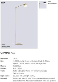 Lampadar, Lampa de podea design minimalist stil nordic Contina 2010994035 NL