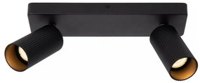 Lucide 09939/02/30 - Spot CLUBS 2xGU10/40W/230V negru