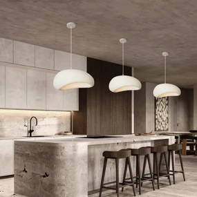 BRILAGI - Lustră suspendată pe cablu WABI SABI 1xE27/60W/230V Ø 50 cm albă