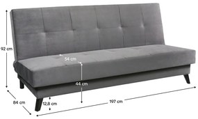 Canapea SIFE (Gri). 1091631